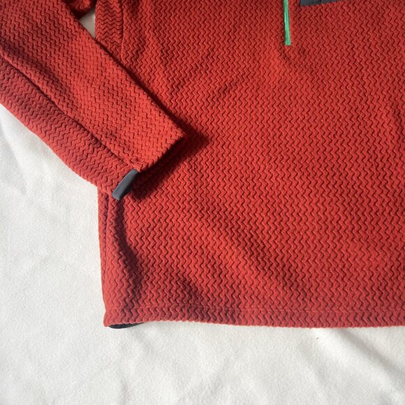 NWT Patagonia Men's XL R1 Air Zip Neck Fleece Pullover Mangrove Red Lightweight - Picture 4 of 13